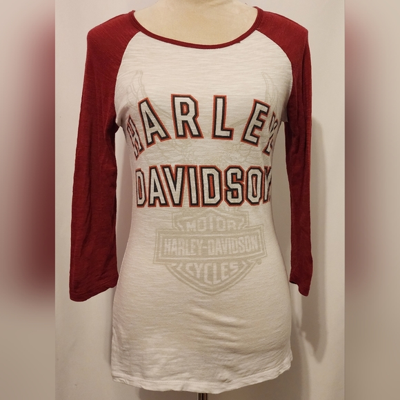 Harley-Davidson 3/4 sleeve tee - Picture 2 of 5